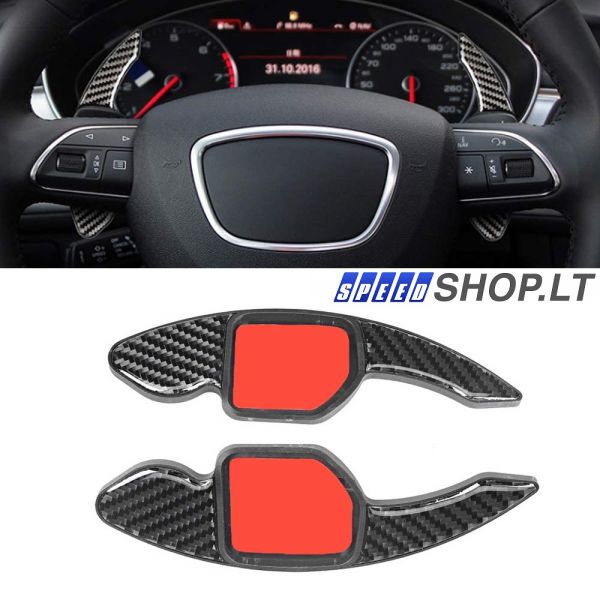 AUDI Carbon vairo svirčių apdaila
